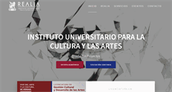 Desktop Screenshot of institutorealia.com