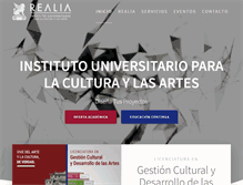 Tablet Screenshot of institutorealia.com